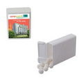 White Refillable Plastic Mint/ Candy Dispenser w/ Signature Peppermints